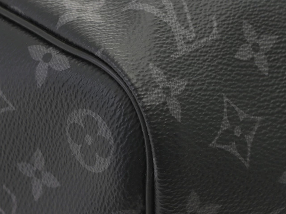 LOUIS VUITTON Keepall Bandouliere Boston Bag Monogram Eclipse Black - Picture 5 of 8